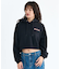 RVCA/COURT BALLOON FIT HOODIE パーカー バルーンシルエット BF044-012 ルーカ レディース ムラサキスポーツ