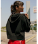 RVCA/NEAT ZIP HOODIE パーカー ジップアップフーディー クロップド丈 BF044-014 ルーカ レディース ムラサキスポーツ