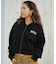 RVCA/NEAT ZIP HOODIE パーカー ジップアップフーディー クロップド丈 BF044-014 ルーカ レディース ムラサキスポーツ