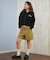 RVCA/NEAT ZIP HOODIE パーカー ジップアップフーディー クロップド丈 BF044-014 ルーカ レディース ムラサキスポーツ