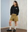 RVCA/NEAT ZIP HOODIE パーカー ジップアップフーディー クロップド丈 BF044-014 ルーカ レディース ムラサキスポーツ