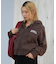 RVCA/NEAT ZIP HOODIE パーカー ジップアップフーディー クロップド丈 BF044-014 ルーカ レディース ムラサキスポーツ