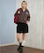 RVCA/NEAT ZIP HOODIE パーカー ジップアップフーディー クロップド丈 BF044-014 ルーカ レディース ムラサキスポーツ