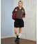RVCA/NEAT ZIP HOODIE パーカー ジップアップフーディー クロップド丈 BF044-014 ルーカ レディース ムラサキスポーツ