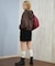 RVCA/NEAT ZIP HOODIE パーカー ジップアップフーディー クロップド丈 BF044-014 ルーカ レディース ムラサキスポーツ