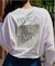 RVCA/長袖Tシャツ バックプリントロンT バンダナ柄 BF044-052 ルーカ レディース ムラサキスポーツ