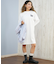 RVCA/Tシャツワンピース バックプリントTシャツBF044-350 ルーカ レディース ムラサキスポーツ