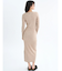 RVCA/HENRY NECK SLIM DRESS ワンピース ヘンリーネック リブワンピースBF044-351 ルーカ レディース ムラサキスポーツ