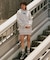 RVCA/CLASSIC HOODED DRESS ワンピース スウェット オーバーサイズ BF044-352 ルーカ レディース ムラサキスポーツ