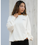 RVCA/スウェット バックプリントトレーナー BF044-P01 クロップド丈 ルーズシルエット レディース ムラサキスポーツ