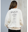 RVCA/スウェット バックプリントトレーナー BF044-P01 クロップド丈 ルーズシルエット レディース ムラサキスポーツ
