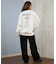 RVCA/スウェット バックプリントトレーナー BF044-P01 クロップド丈 ルーズシルエット レディース ムラサキスポーツ