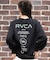 RVCA/トレーナー スウェット バックプリント ロゴ BF044-P01 ルーカ レディース ムラサキスポーツ