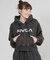 RVCA/プルオーバー パーカー クロップド丈 ショート丈 ロゴ CROPPED HOODIE BF044-P03 ルーカ レディース ムラサキスポーツ