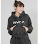 RVCA/プルオーバー パーカー クロップド丈 ショート丈 ロゴ CROPPED HOODIE BF044-P03 ルーカ レディース ムラサキスポーツ