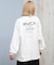 RVCA/長袖Tシャツ バックプリントロンT ルーズシルエット BF044-P50 ルーカ レディース ムラサキスポーツ