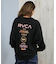 RVCA/長袖Tシャツ バックプリントロンT ルーズシルエット BF044-P50 ルーカ レディース ムラサキスポーツ