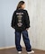 RVCA/長袖Tシャツ バックプリントロンT ルーズシルエット BF044-P50 ルーカ レディース ムラサキスポーツ
