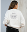 RVCA/MATCH CREW トレーナー 裏起毛テリー素材 スウェット BF044-004 ルーカ レディース ムラサキスポーツ