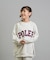 POLER/キッズ  長袖 トレーナー スウェット クルーネック カレッジロゴ 裏毛 セットアップ対応 ジュニア 子供 259MCV0038 ポーラー/男の子 女の子 ムラサキスポーツ