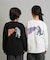 POLER/キッズ 長袖 Tシャツ ロンT バックプリント KIDS ZILLA L S TEE 259MCV0039 ジュニア 子供 ポーラー/男の子 女の子 ムラサキスポーツ