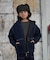 DC/キッズ アウター ジャケット デニム生地 ジュニア 子供 25 KD PADDED HOOD JACKET YJK254504 ディーシー/男の子 女の子 ムラサキスポーツ