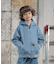 DC/キッズ アウター ジャケット デニム生地 ジュニア 子供 25 KD PADDED HOOD JACKET YJK254504 ディーシー/男の子 女の子 ムラサキスポーツ