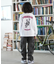 DC/キッズ 長袖 Tシャツ バックプリント ロンT 25 KD SKATE SKULL LS YLT254518 ジュニア 子供 ディーシー/男の子 女の子 ムラサキスポーツ