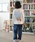 DC/キッズ 長袖 Tシャツ バックプリント ロンT 25 KD CLASH DECK LS YLT254519 ジュニア 子供 ディーシー/男の子 女の子 ムラサキスポーツ