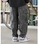 DC/キッズ ロンパン デニム ロングパンツ 25 KD WIDE CARGO PANT YPT254506 ジュニア 子供 ディーシー/男の子 女の子 ムラサキスポーツ