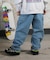 DC/キッズ ロンパン デニム ロングパンツ 25 KD WIDE CARGO PANT YPT254506 ジュニア 子供 ディーシー/男の子 女の子 ムラサキスポーツ