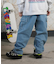 DC/キッズ ロンパン デニム ロングパンツ 25 KD WIDE CARGO PANT YPT254506 ジュニア 子供 ディーシー/男の子 女の子 ムラサキスポーツ