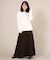 【限定】RIKKAFEMME/ロングスカート リブニットスカート セットアップ対応 RF25FW15 リッカファム レディース ムラサキスポーツ限定