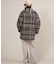 【限定】RIKKA FEMME/ジャケット チェック柄 コート ブークレージャケット RF25FW24 リッカファム レディース ムラサキスポーツ限定