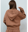 ROXY/ 長袖ニット セーター ジップアップフーディー セットアップ対応 HEART WAVE KNIT HOODIE RSR254009 ロキシー レディース ムラサキスポーツ