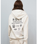 ROXY/長袖ジップアップ パーカー バックプリント ロゴ HISTORICAL LOGO ZIP HOODIE RZP254027 ロキシー レディース ムラサキスポーツ
