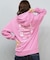 ROXY/長袖ジップアップ パーカー バックプリント ロゴ HISTORICAL LOGO ZIP HOODIE RZP254027 ロキシー レディース ムラサキスポーツ