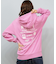 ROXY/長袖ジップアップ パーカー バックプリント ロゴ HISTORICAL LOGO ZIP HOODIE RZP254027 ロキシー レディース ムラサキスポーツ