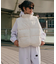 RVCA/ベスト 軽量 バックプリント ロゴ RVCA PUFFER VEST BF044-756 ルーカ レディース ムラサキスポーツ