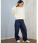 RVCA/ニット セーター バックプリント ロゴ ARCH RVCA MATCH CREW KNIT BF044-P65 ルーカ レディース ムラサキスポーツ
