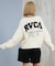 RVCA/ニット セーター カーディガン バックプリント ロゴ BF044-P66 ルーカ レディース ムラサキスポーツ