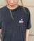 RVCA/半袖 Tシャツ バックプリント ロゴ BF04C-P23 ルーカ レディース ムラサキスポーツ