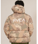 RVCA/ダウン ジャケット シンプル バックプリント 中綿 BF042-760 ルーカ メンズ ムラサキスポーツ