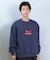 TOYMACHINE/長袖トレーナー スウェット クルーネック バックプリント 裏起毛 TM CAT SWEAT CREW MTMFFSW5 トイマシーン メンズ ムラサキスポーツ