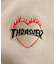 THRASHER/254TH1PK065 ジップアップ パーカー  刺繍 長袖 裏起毛 スウェット フーディー ロゴ ワンポイント スラッシャー メンズ ムラサキスポーツ
