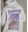 THRASHER/254TH1PK067 プルオーバー パーカー 長袖 裏起毛 スウェット フーディー バックプリント スラッシャー メンズ ムラサキスポーツ
