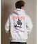 THRASHER/254TH1PK068 プルオーバー パーカー 長袖 裏起毛 スウェット フーディー バックプリント スラッシャー メンズ ムラサキスポーツ