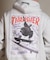 THRASHER/254TH1PK068 プルオーバー パーカー 長袖 裏起毛 スウェット フーディー バックプリント スラッシャー メンズ ムラサキスポーツ