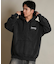 THRASHER/254TH1PK070 ジップアップ パーカー  ピグメント加工 ミニ裏毛 スウェット フーディー バックプリント スラッシャー メンズ ムラサキスポーツ
