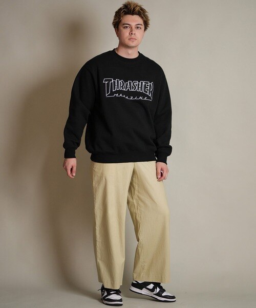 THRASHER/254TH1TR063 トレーナー スウェット メンズ クルーネック